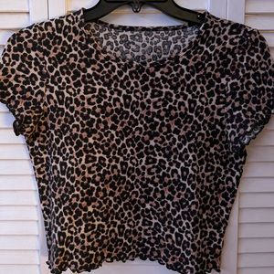 AE cheetah tee
